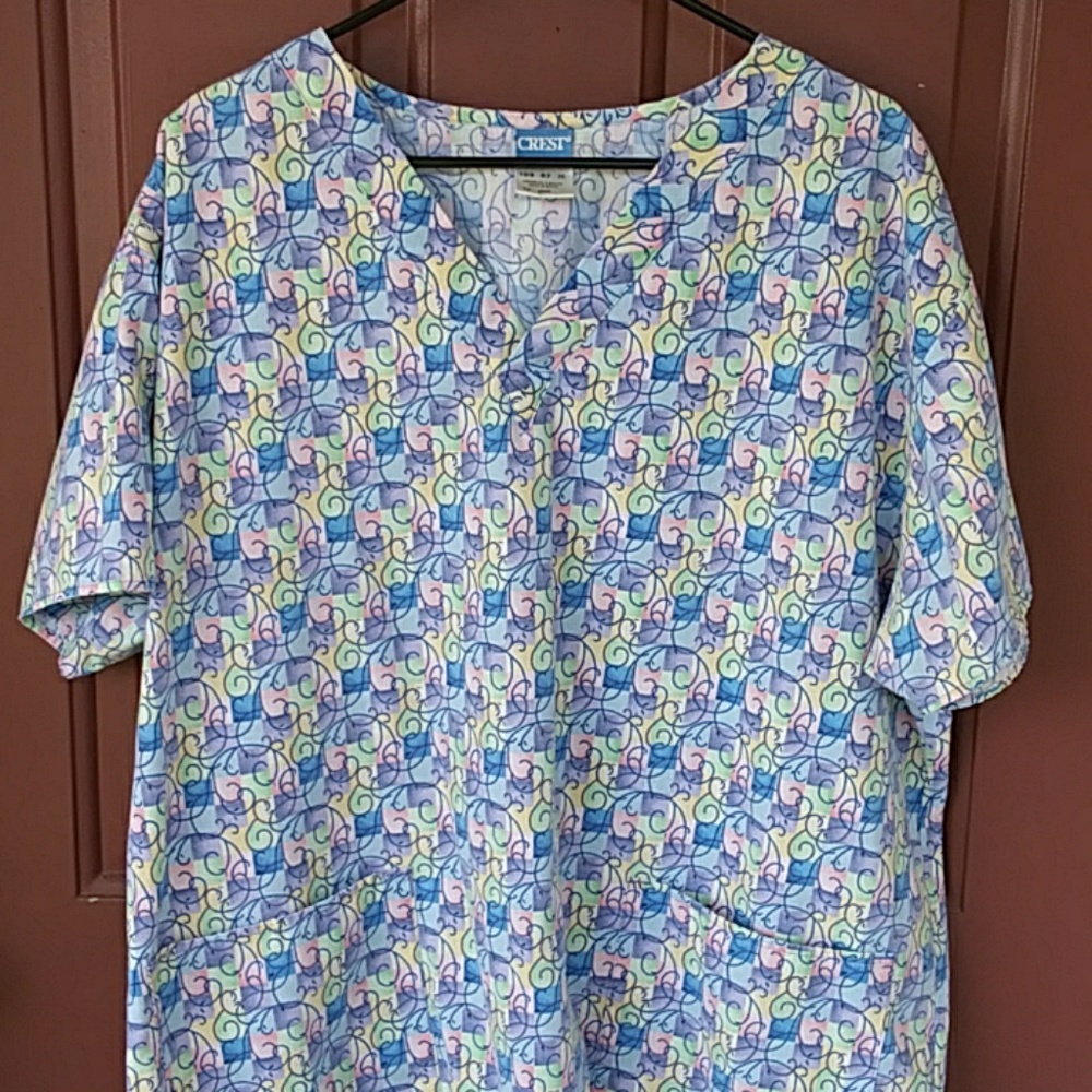 Pastel Scrub Top - Picture 3 of 3